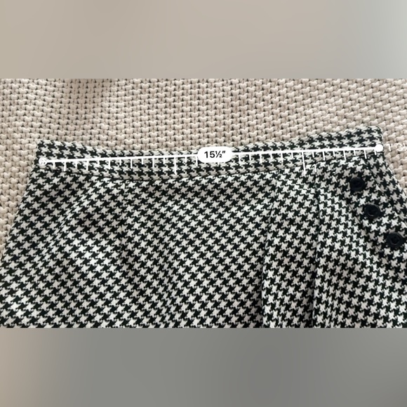 NWT TAHARI HOUNDSTOOTH SKIRT - Picture 3 of 6